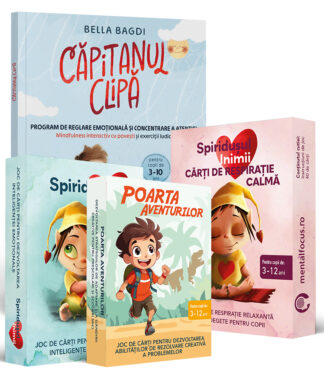 Pachetul Cărțile Spiridușul Inimii, Poarta Aventurilor și Căpitanul Clipă